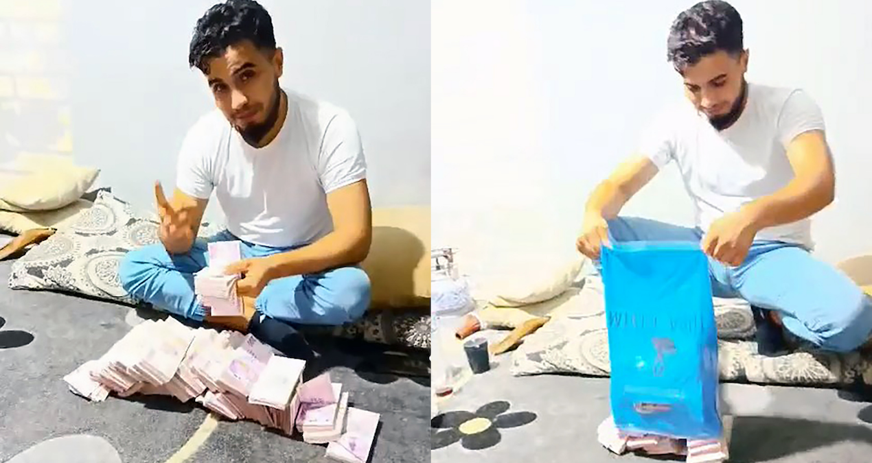 Çaldıkları altınları bozdurup, parayı odaya döktüler