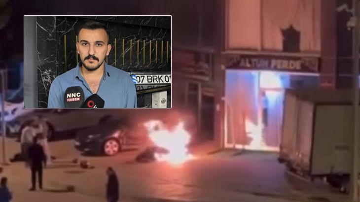 alevlerin arasindaki motosikletliyi cekip kurtardi kahramanlik degil insanlik gorevi PLqGc3IU.jpg