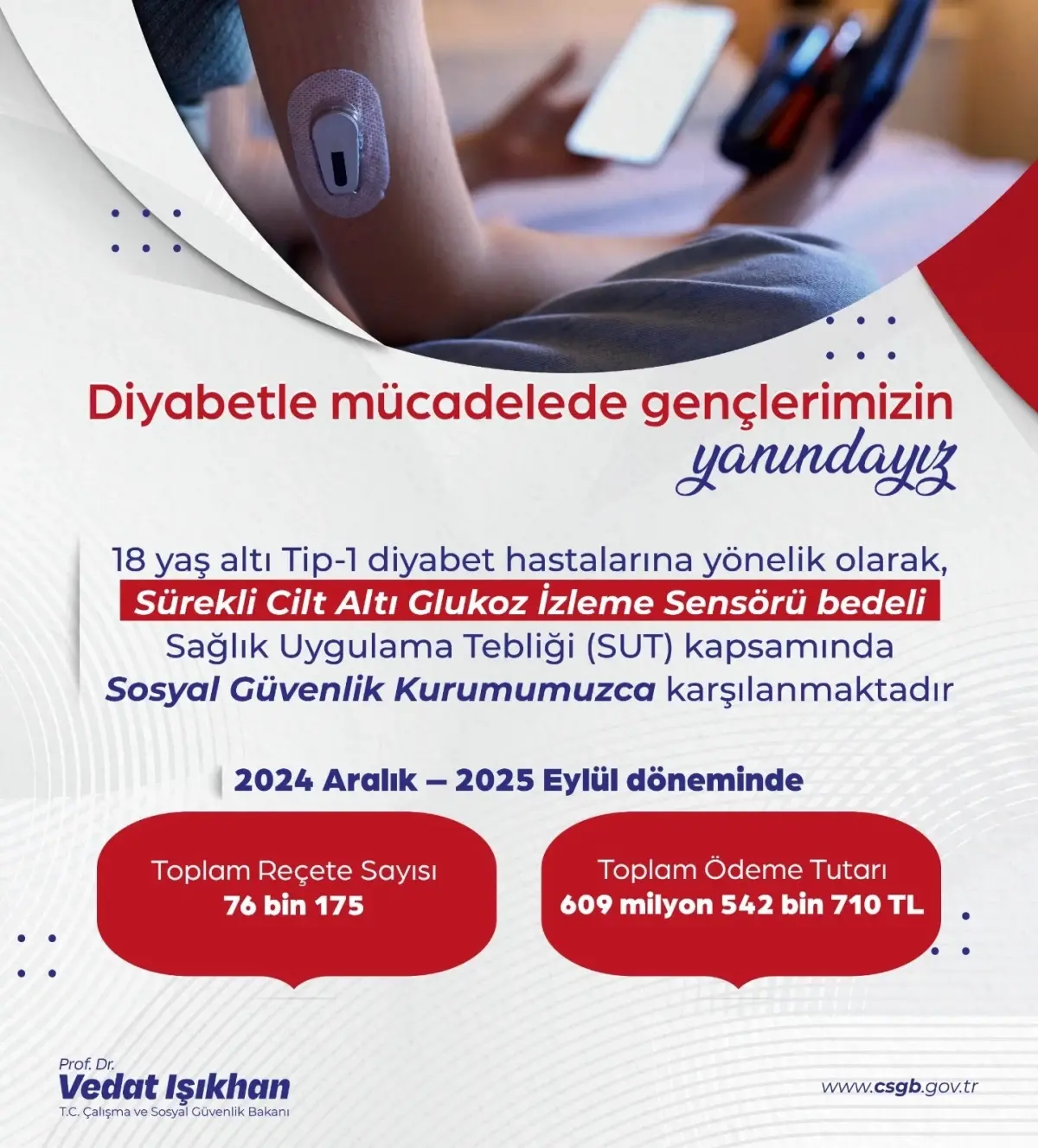 Diyabetli Çocuklar İçin 610 Milyon TL Destek