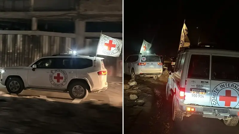 israil hamasin kizilhaca teslim ettigi 1 israilli esirin cesedini aldi DhqifdJu.webp