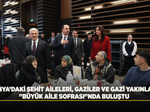 Konya'daki Şehit Aileleri, Gaziler Ve Gazi Yakınları 'büyük Aile Sofrası'nda Buluştu