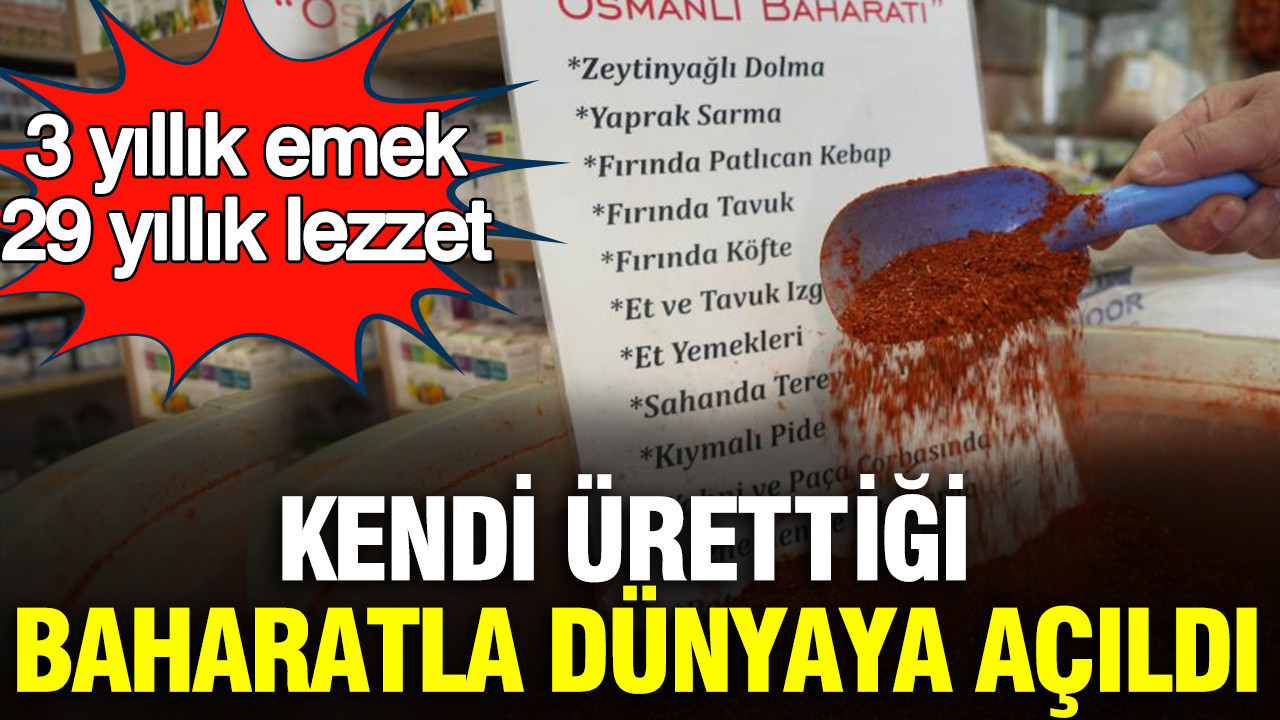 29 Yıllık Gelenekten 3 Yıllık Çalışmaya: Samsunlu Aktarın “Osmanlı Baharatı” Dünyaya Açıldı